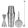 5-Piece Cocktail Shaker Set Stainless Steel Cocktail Bartender Kit