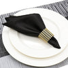 50Pcs Table Napkin Cloth Square Satin Fabric Pocket Handkerchief