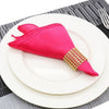 50Pcs Table Napkin Cloth Square Satin Fabric Pocket Handkerchief