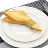 50Pcs Table Napkin Cloth Square Satin Fabric Pocket Handkerchief