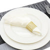 50Pcs Table Napkin Cloth Square Satin Fabric Pocket Handkerchief