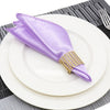 50Pcs Table Napkin Cloth Square Satin Fabric Pocket Handkerchief