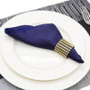 50Pcs Table Napkin Cloth Square Satin Fabric Pocket Handkerchief