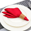 50Pcs Table Napkin Cloth Square Satin Fabric Pocket Handkerchief