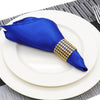 50Pcs Table Napkin Cloth Square Satin Fabric Pocket Handkerchief