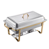 Stainless Steel Catering Food Warmers Chafing Dish Buffet Set 4-Pack