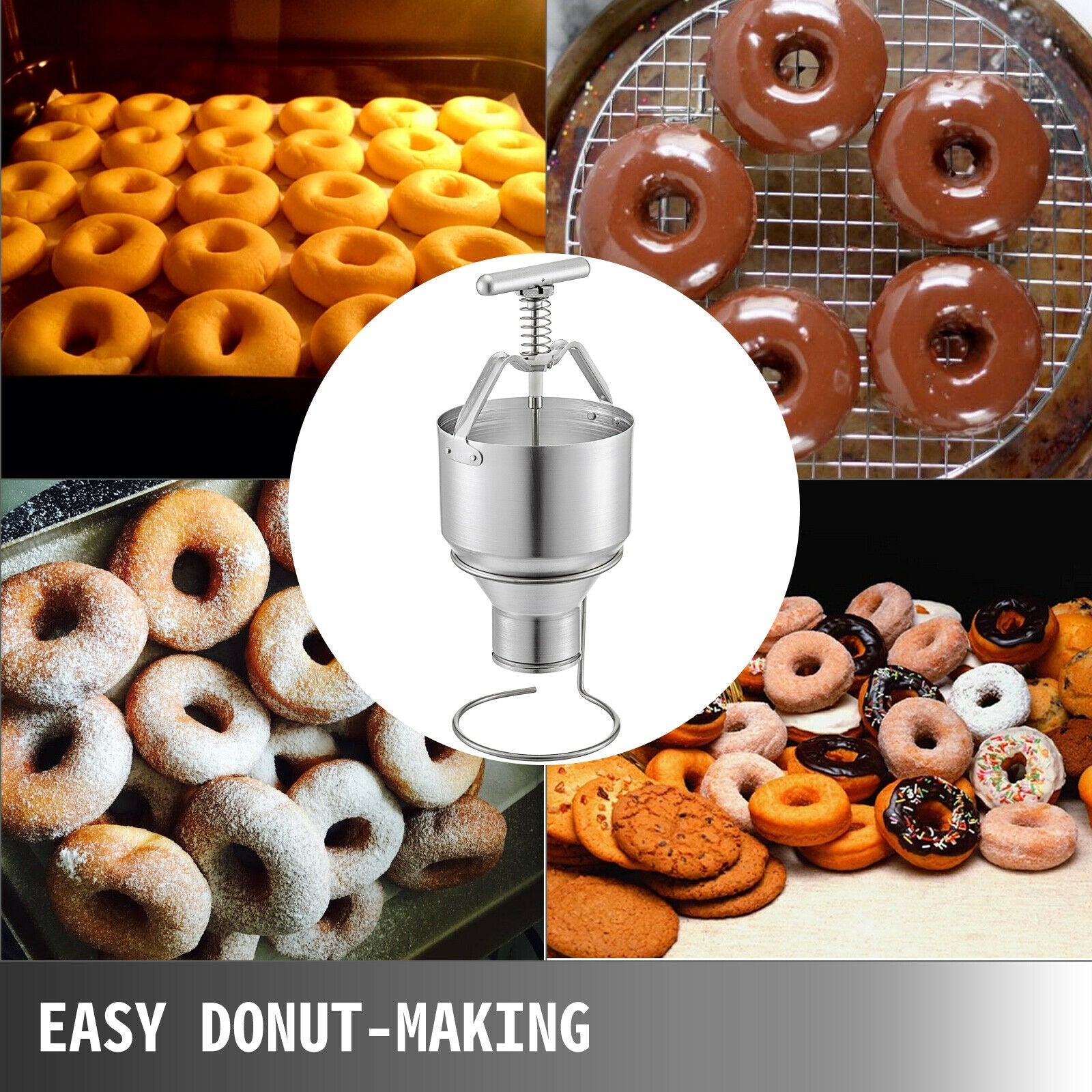 6 Adjustable Commercial Manual Donut Dropper Batter Dispenser – Kitchen ...