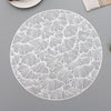 6pcs or 4pcs Round Placemats Hollow Decoration Meal Mat Dining Mat