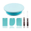 6Pcs Set Cake Turntable Rotating Cake Stand Rotary Table Cake Table