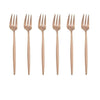 6Pcs/Set Gold Fork Set Tea Cake Snack Fork Dinnerware Dinnerware Sets