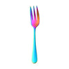 8Pcs Cake Forks Dessert Fork Colorful Tea Forks Fruits Snack Forks