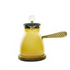 High Borosilicate Glass Coffee Pot Coffee Server with Gold Handle