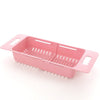 Adjustable Dish Drainer Sink Basket Washing Drying Rack Organizer