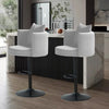Adjustable Height Bar Chairs Nordic Luxury Upholstered Bar Stools