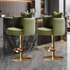 Adjustable Height Bar Chairs Nordic Luxury Upholstered Bar Stools