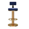 Adjustable Telescopic Round Bar Chair with Soft Seat Nordic Bar Stools