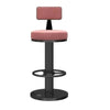 Adjustable Telescopic Round Bar Chair with Soft Seat Nordic Bar Stools