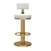 Adjustable Telescopic Round Bar Chair with Soft Seat Nordic Bar Stools