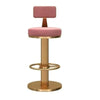 Adjustable Telescopic Round Bar Chair with Soft Seat Nordic Bar Stools