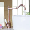 Antique Swivel Brass Finish Sink Tap Kitchen Sink Faucet Mixer Tap