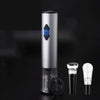 Automatic Electric Wine Bottle Corkscrew Opener with Foil Cutter