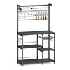 Bakers Rack with Magnetic Knife Holder Kitchen Organizers and Storage