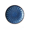 Blue Ceramic Dinner Plate Big and Small Steak Dinnerware Plate