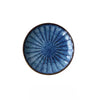 Blue Ceramic Dinner Plate Big and Small Steak Dinnerware Plate