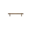 Brass Cabinet Handle T-Bar Pull for Wardrobe Furniture Appliances Knob
