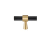 Brass Cabinet Handle T-Bar Pull for Wardrobe Furniture Appliances Knob