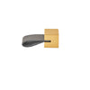 Brass Cowhide Stitched Leather Furniture Handles Wardrobes Pulls