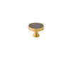 Brass Cowhide Stitched Leather Furniture Handles Wardrobes Pulls