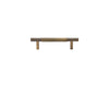 Brass Diamond Cut Cross Knurl Cabinet Handle T-Bar Wardrobe Pull