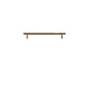 Brass Diamond Cut Cross Knurl Cabinet Handle T-Bar Wardrobe Pull