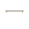 Brass Diamond Cut Cross Knurl Cabinet Handle T-Bar Wardrobe Pull