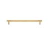 Brass Diamond Cut Cross Knurl Cabinet Handle T-Bar Wardrobe Pull