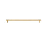 Brass Diamond Cut Cross Knurl Cabinet Handle T-Bar Wardrobe Pull