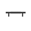 Brass Diamond Cut Cross Knurl Cabinet Handle T-Bar Wardrobe Pull