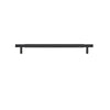 Brass Diamond Cut Cross Knurl Cabinet Handle T-Bar Wardrobe Pull