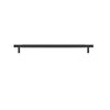 Brass Diamond Cut Cross Knurl Cabinet Handle T-Bar Wardrobe Pull