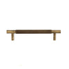 Brass Diamond Cut Cross Knurled Antique Cabinet Handles Pulls