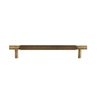 Brass Diamond Cut Cross Knurled Antique Cabinet Handles Pulls