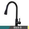 Brass Kitchen Faucet 2-mode Sprayer 360 Rotation Single Handle Mixer Tap