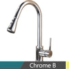 Brass Kitchen Faucet 2-mode Sprayer 360 Rotation Single Handle Mixer Tap