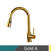 Brass Kitchen Faucet 2-mode Sprayer 360 Rotation Single Handle Mixer Tap