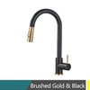 Brass Kitchen Faucet Pull Out Kitchen Sink Water Tap Single Handle Mixer Tap