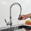 Brass Kitchen Faucet Pull Out Mixer Sink Tap 360 Rotation Single Handle
