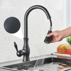 Brass Kitchen Faucet Pull Out Mixer Sink Tap 360 Rotation Single Handle