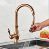 Brass Kitchen Faucet Pull Out Mixer Sink Tap 360 Rotation Single Handle