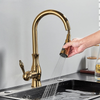 Brass Kitchen Faucet Pull Out Mixer Sink Tap 360 Rotation Single Handle